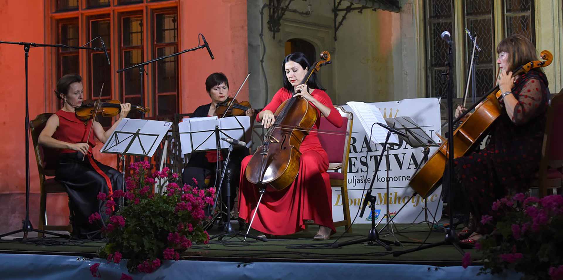 kvartet Rucner Prandau Festival 2020 stage 